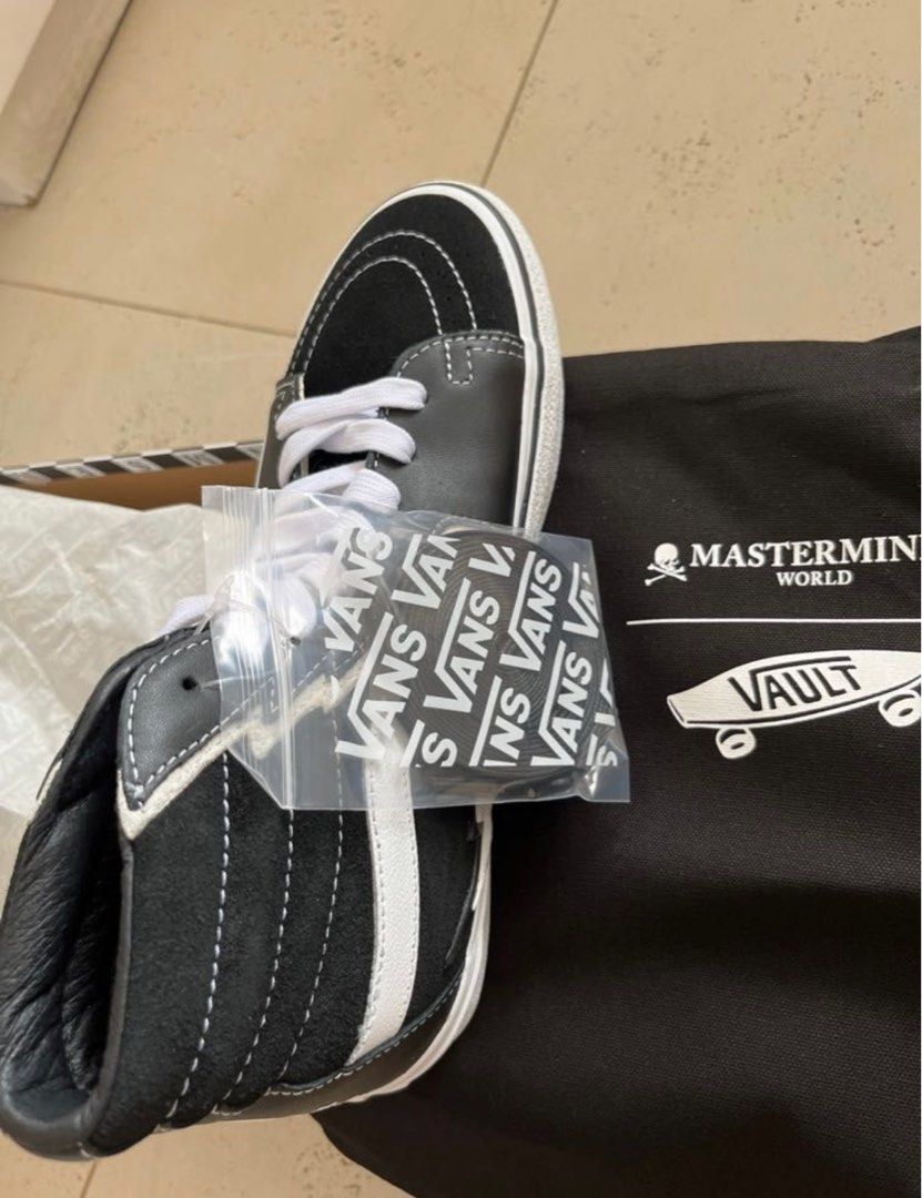 Vans Vault x Mastermind World SK8-HI Bolt LX, 男裝, 鞋, 波鞋