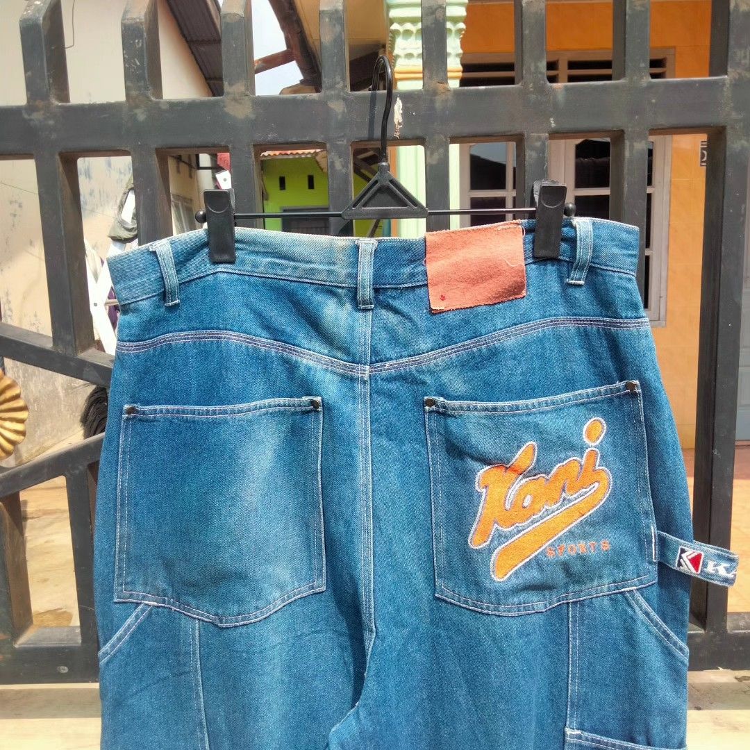Vintage Karl kani baggy jeans carpenter, Fesyen Pria, Pakaian , Bawahan ...