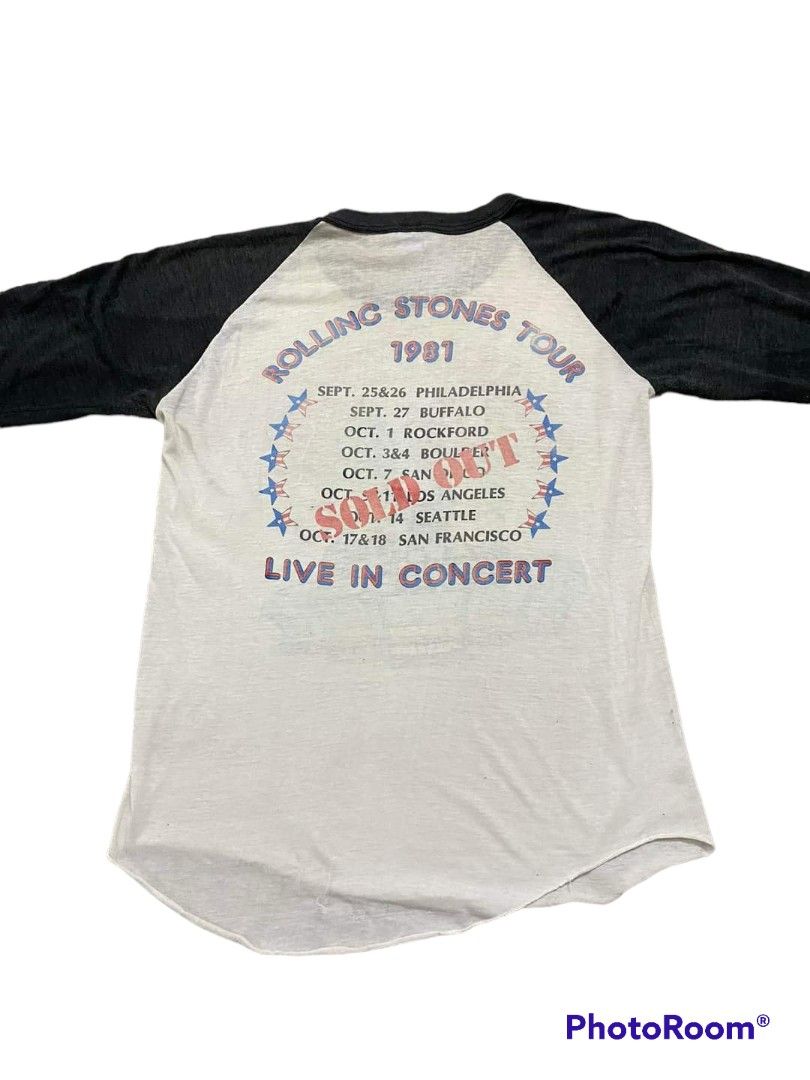 Vintage Rolling Stones rs naga, Men's Fashion, Tops & Sets, Tshirts ...