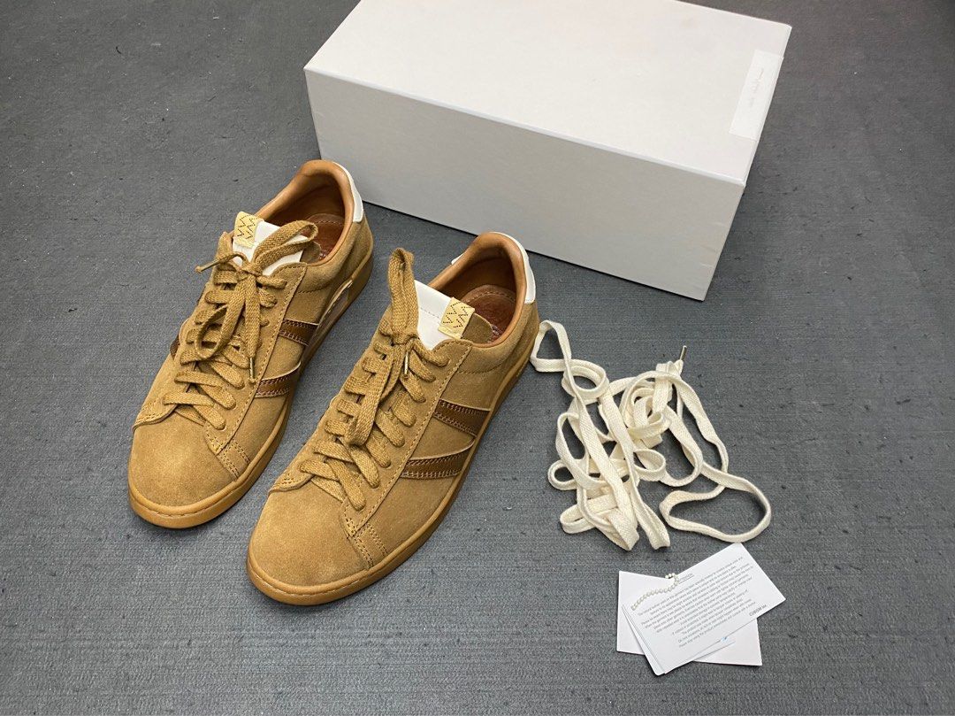 Visvim Corda folk camel m9, 名牌, 鞋及波鞋- Carousell