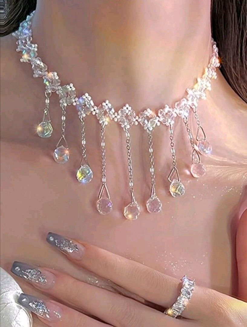 Gold drop choker new arrivals necklace