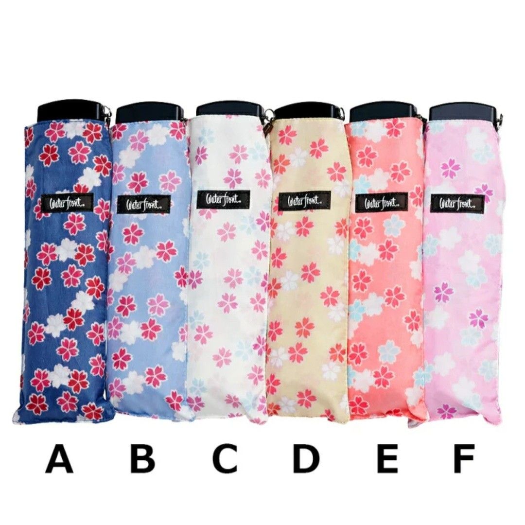 Waterfront Japanese Sakura Umbrella Thin Lightweight (Random Color