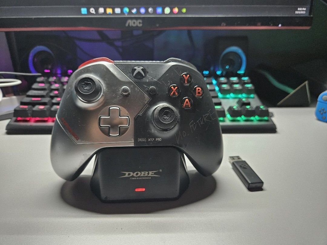 Xbox One Controller Cyberpunk 2077 Edition, Video Gaming, Gaming