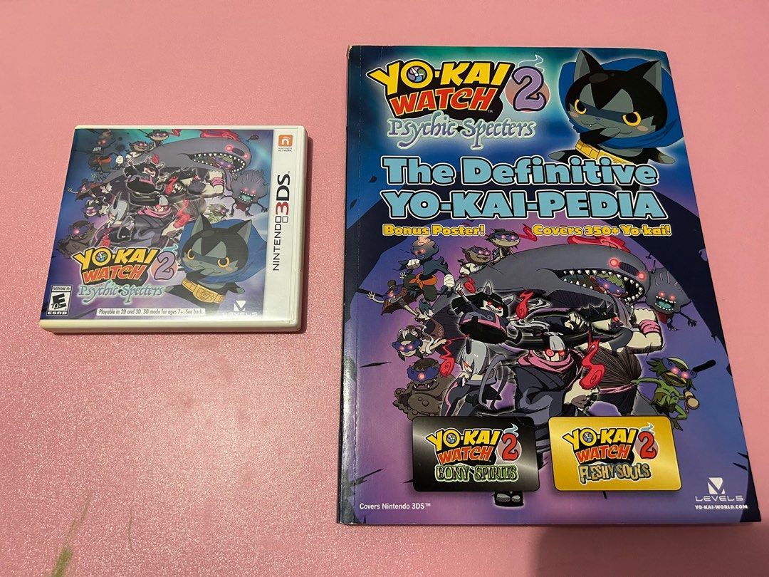 Yokai Watch 2 Psychic Specters Nintendo 3DS + Yokaipedia, Video