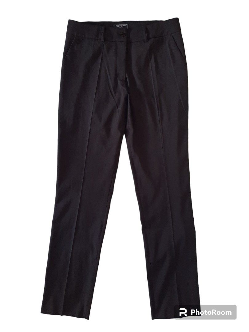 Yves Saint Laurent Uniform Trouser Pants, Luxury, Apparel on Carousell