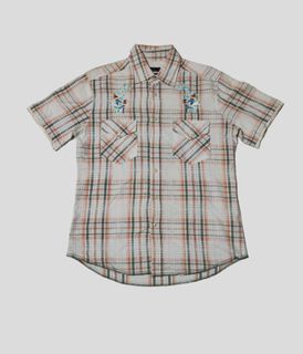 Zara Man Shadow Plaid SS Original