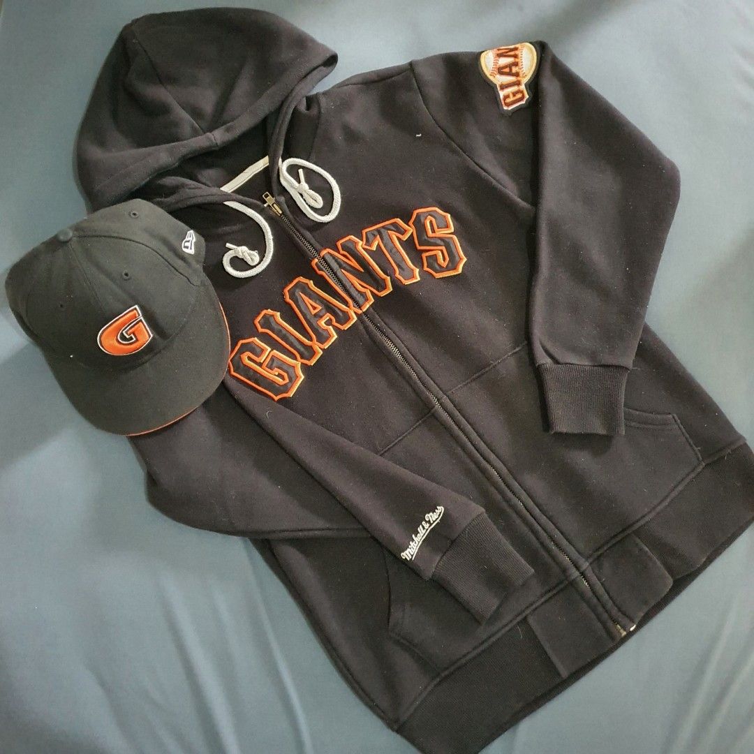 Mitchell and ness giants sweatshirt top