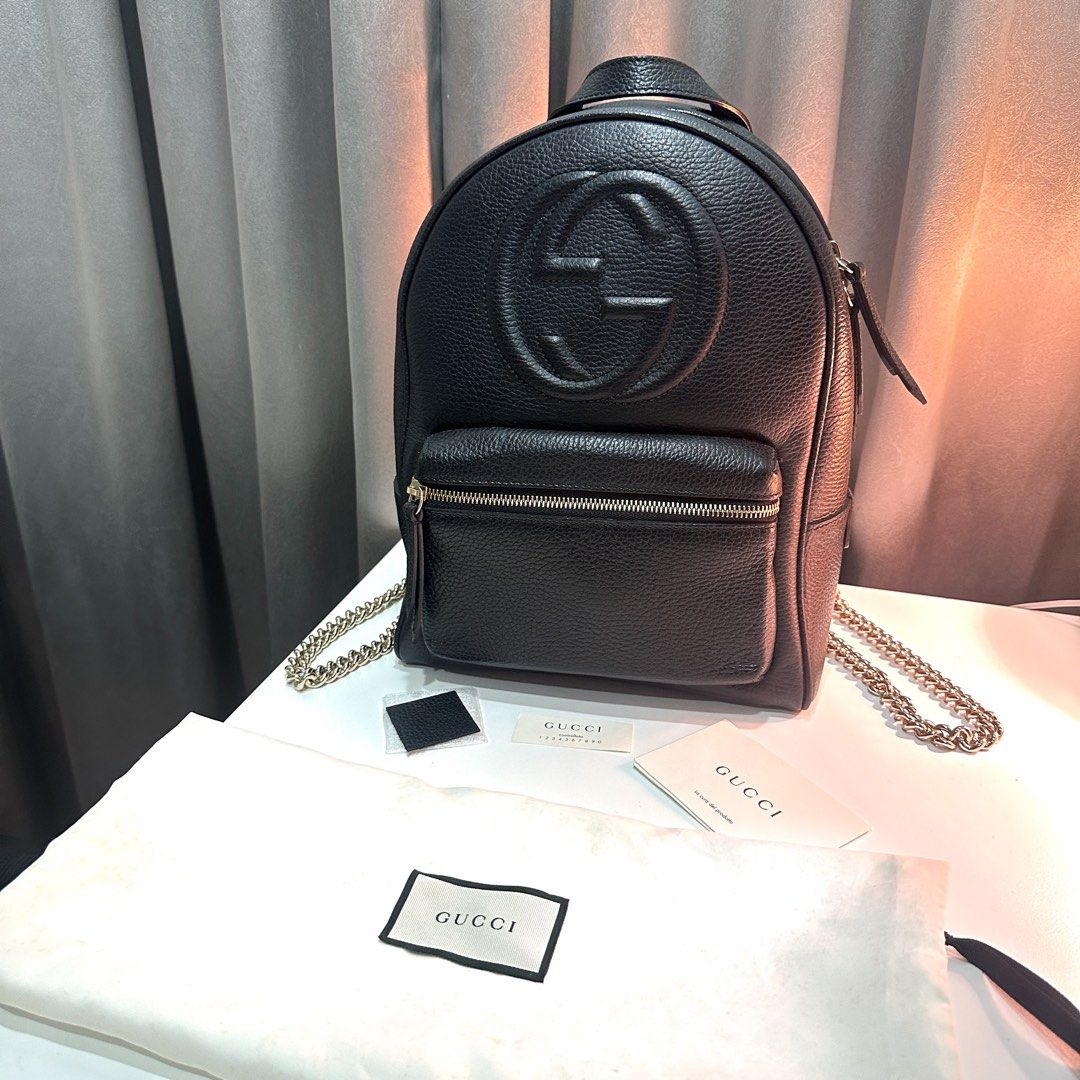 Gucci soho hotsell black backpack