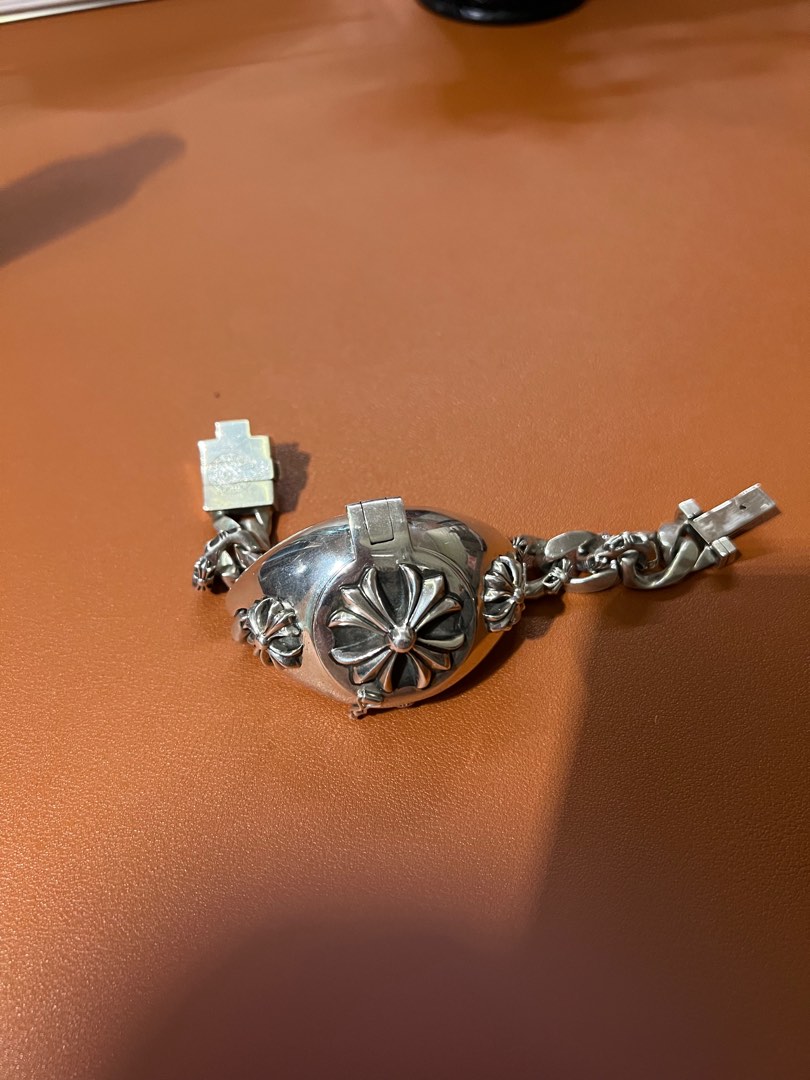 Where To Buy Real Chrome Hearts 100% real Chrome Hearts Rolex X silver watch - VIP, 名牌, 手錶 - Carousell