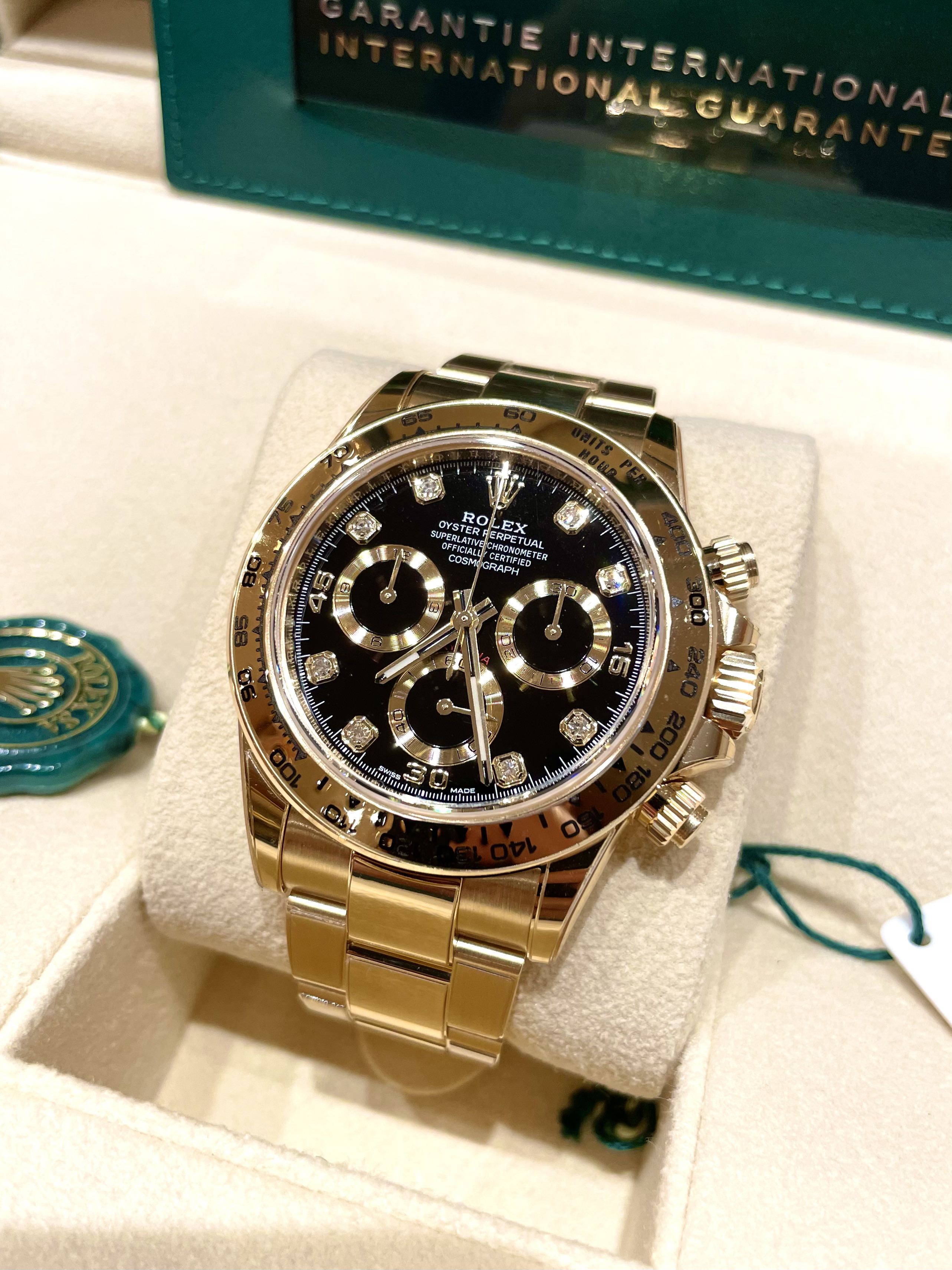 Gold daytona black face new arrivals