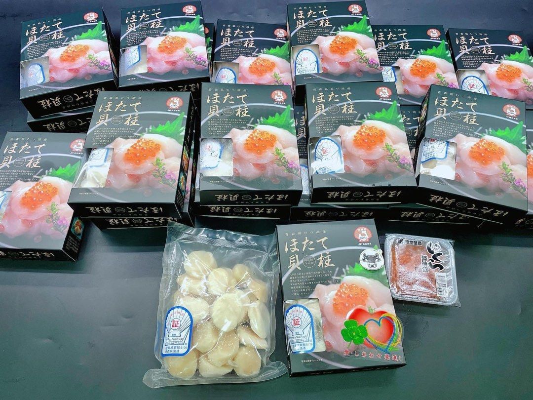 日本青森縣刺身帶子（解凍即食）約300g, 嘢食& 嘢飲, 新鮮食品- Carousell