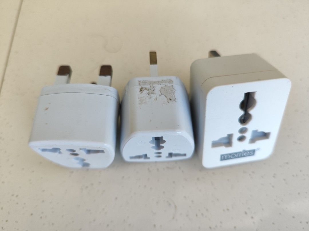 3 adapters uk plug to multi socket, TV & Home Appliances, Electrical