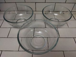 3pcs. Microwavable Serving Glass Bowl with Free Glass Pitcher and Mug