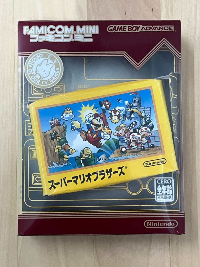日版GBA SUPER MARIO BROS 超級瑪利歐兄弟馬里奧兄弟FC 孖寶兄弟