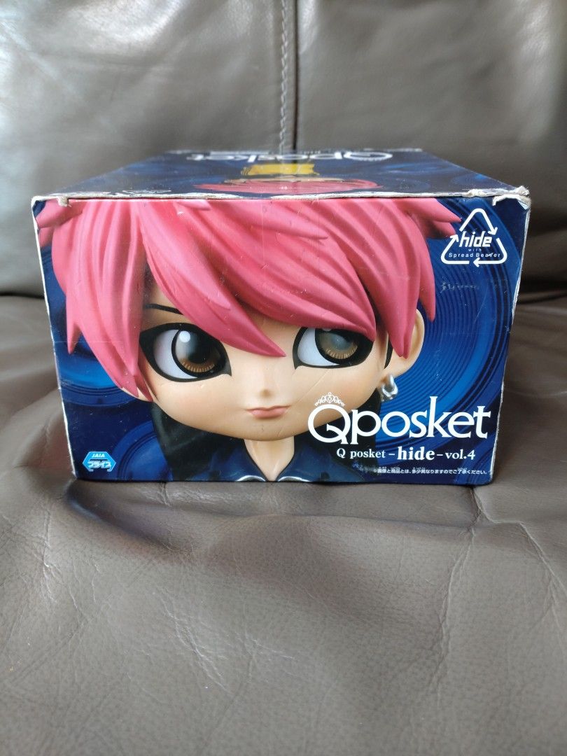 日版 hide 松本秀人 闊盒 模型 公仔 Qposket figure, 興趣及遊戲, 玩具 & 遊戲類 - Carousell