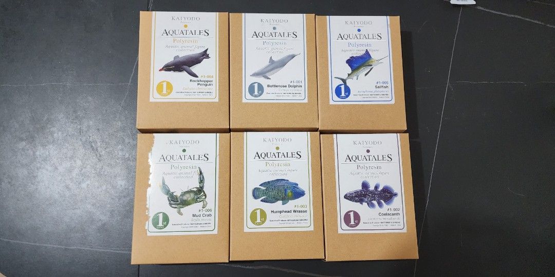 海洋堂Kaiyodo Aquatales 1st series, 玩具收藏品, 手辦及模型, 設計師