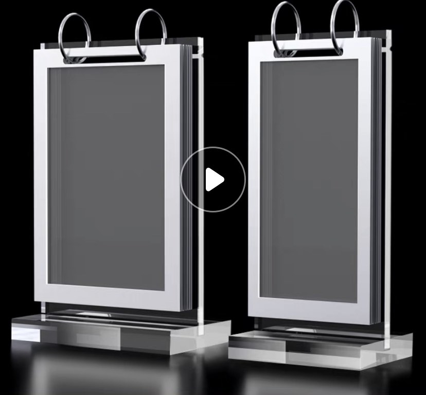A5 Clear Tabletop Tent Card Restaurants table menu holder paper Sign