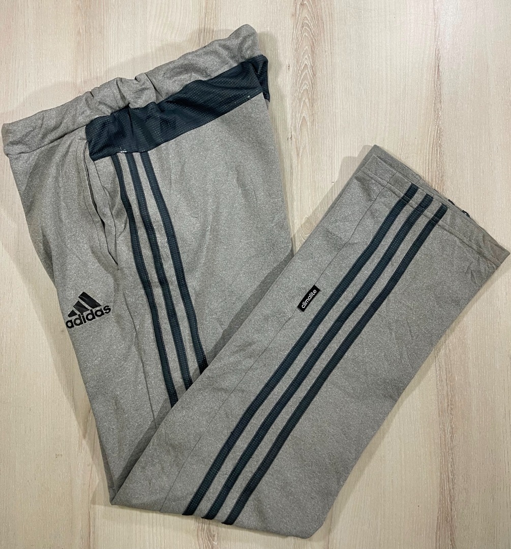 Adidas Grey Pants #CU Used, Men's Fashion, Bottoms, Joggers on Carousell