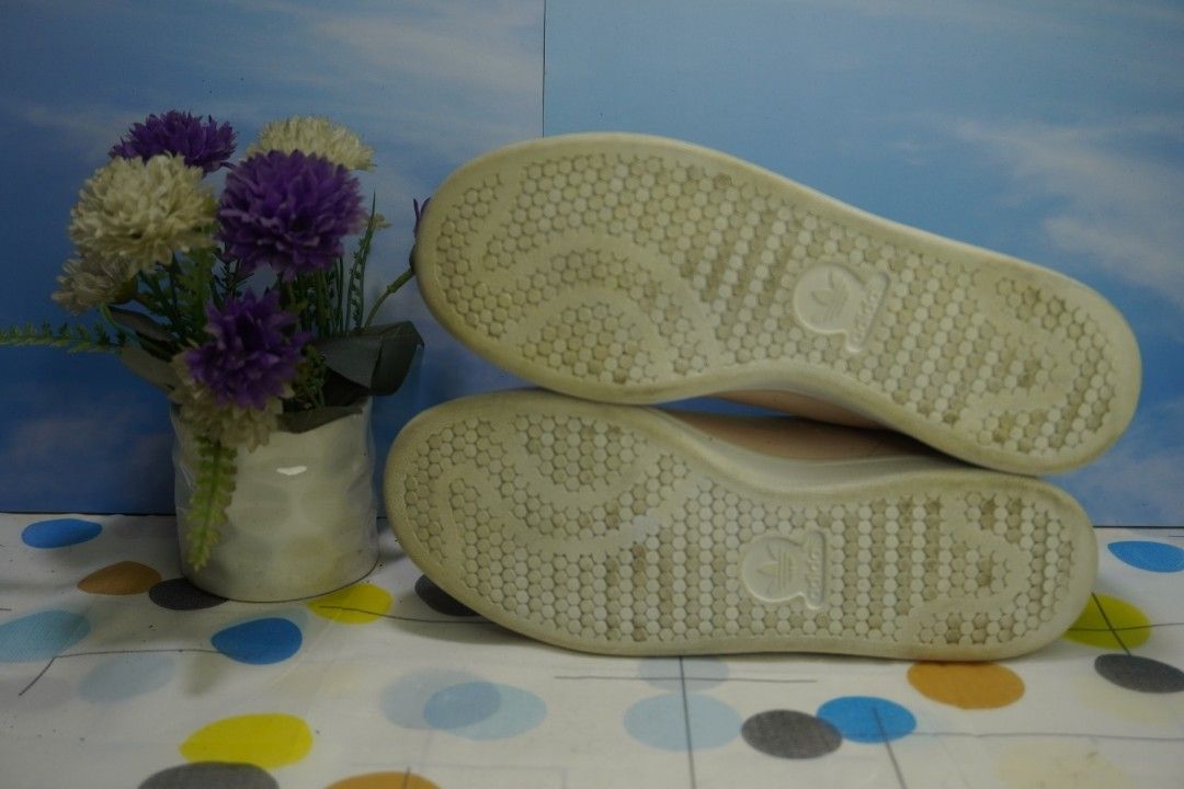 Adidas Stan Smith Vintage White Green Size 38 Insole 23.5 cm Made in