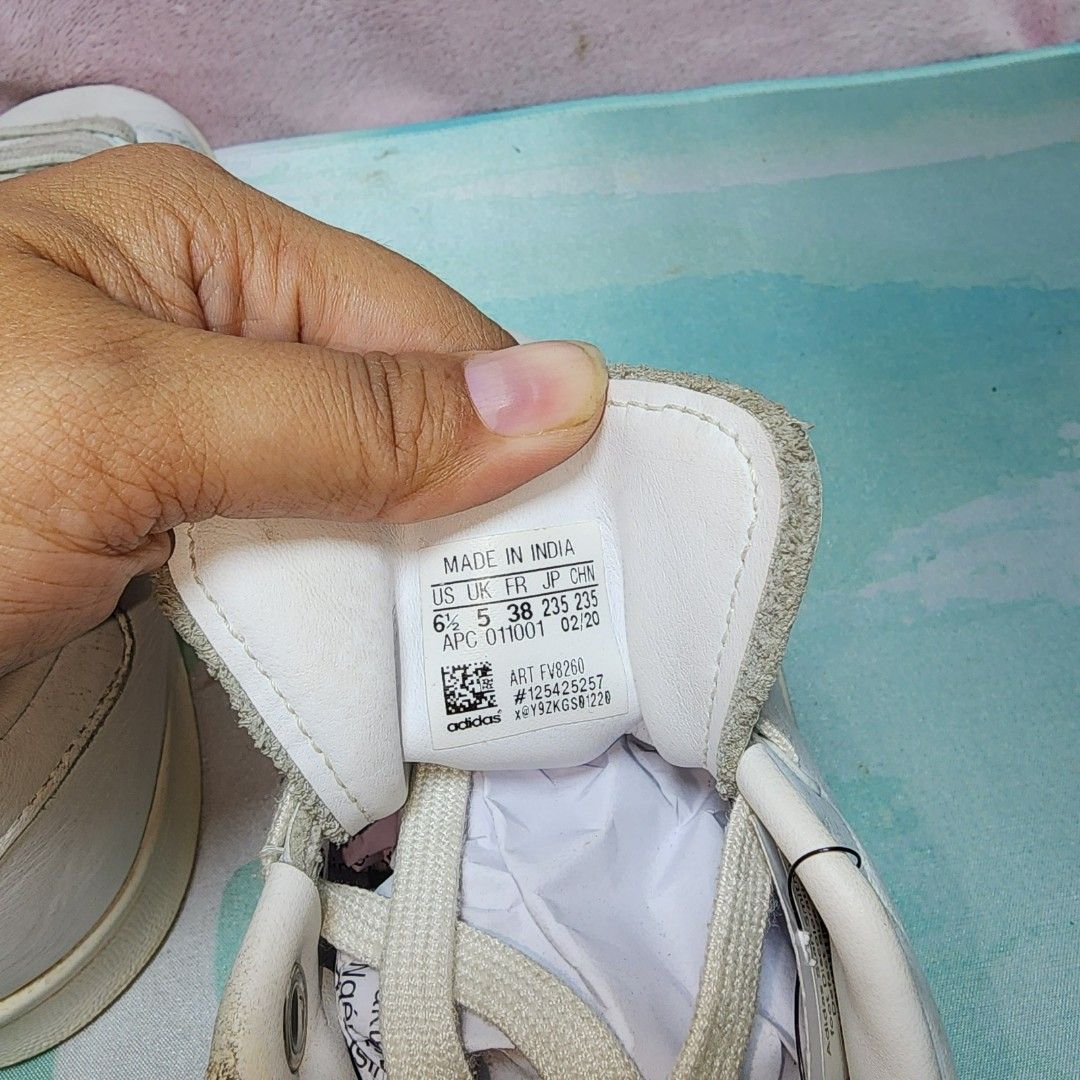 Adidas Stan Smith W Foot Discoloration Defect Size 38 Insole 23.5 cm