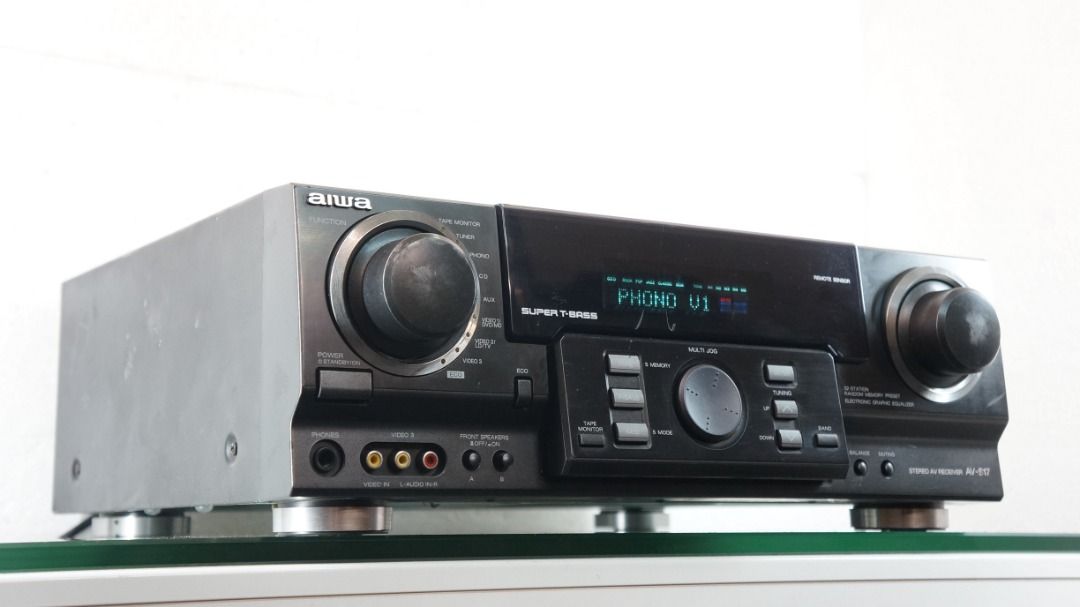 Aiwa AVS17 Stereo AV Receiver + SXWNF959 Speakers Combo Set, Audio