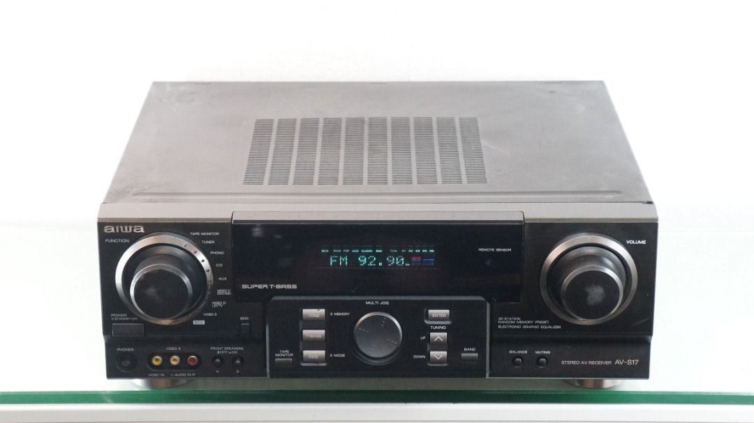 Aiwa AVS17 Stereo AV Receiver + SXWNF959 Speakers Combo Set, Audio
