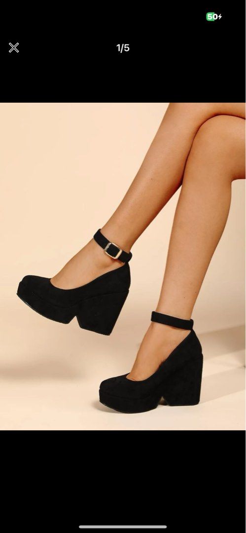 Mary ankle online strap wedge
