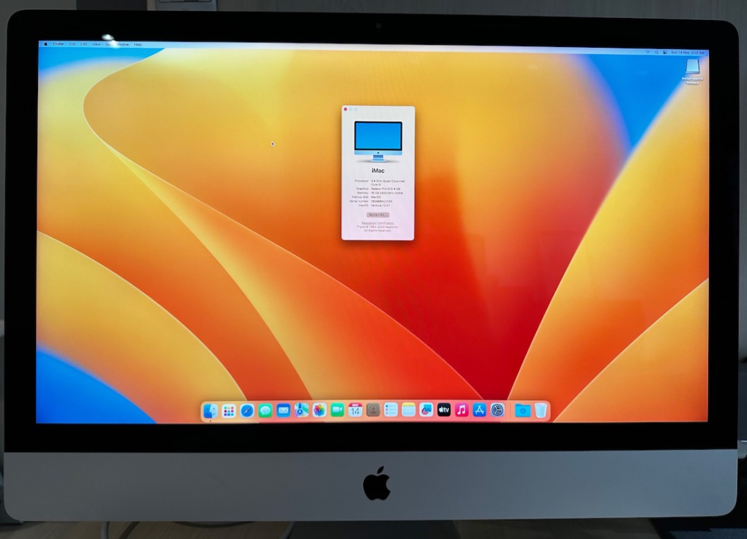 Apple iMac 27Inch i5 16GB 1TB Fusion 3.4GHZ, Computers & Tech