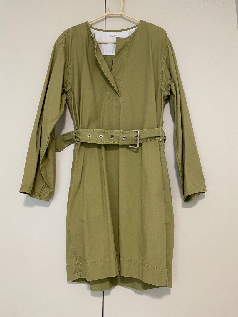 The Olive Meadow Belted Dress main image 0