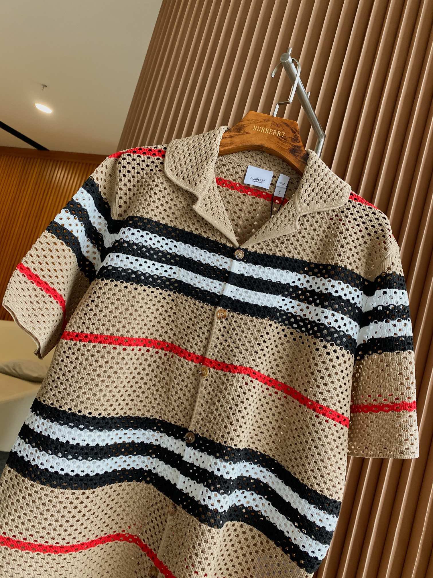 Burberry knit shirt best sale