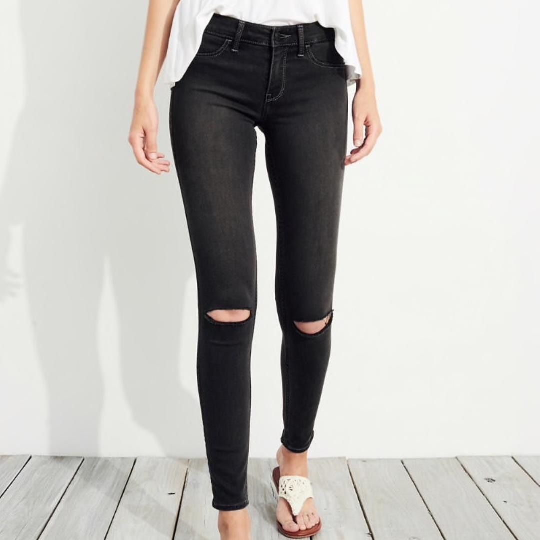 Hollister low rise jean leggings with advanced