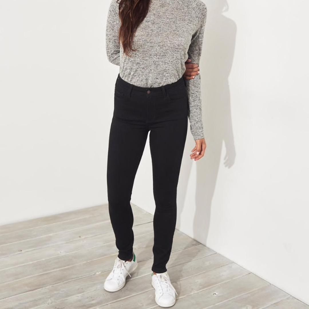 Hollister classic stretch high rise super skinny jeans sale