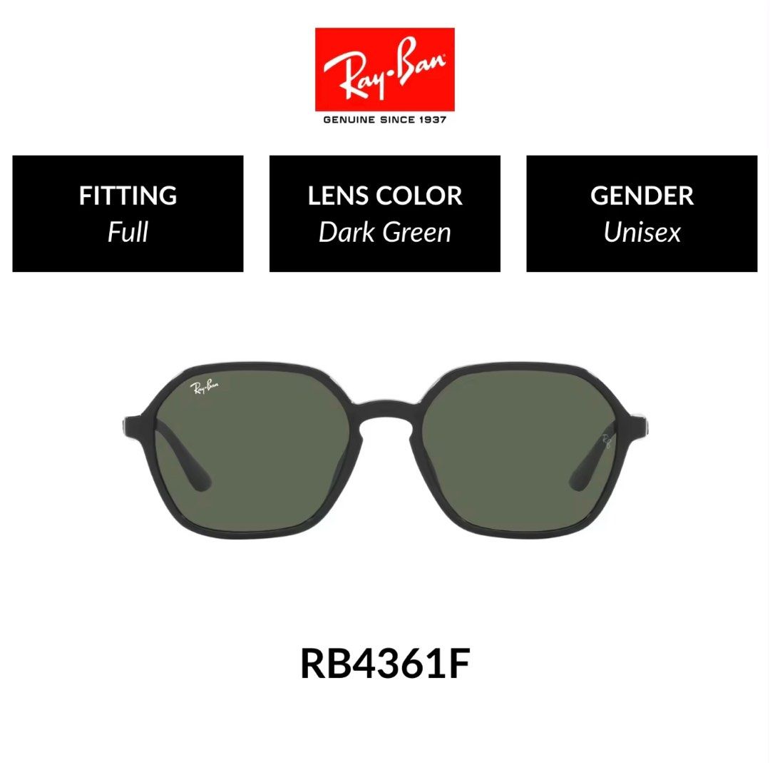 AUTHENTIC Raybans RB4361F, Women's Fashion, Watches & Accessories