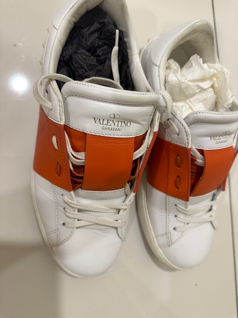 Orange 2025 valentino shoes