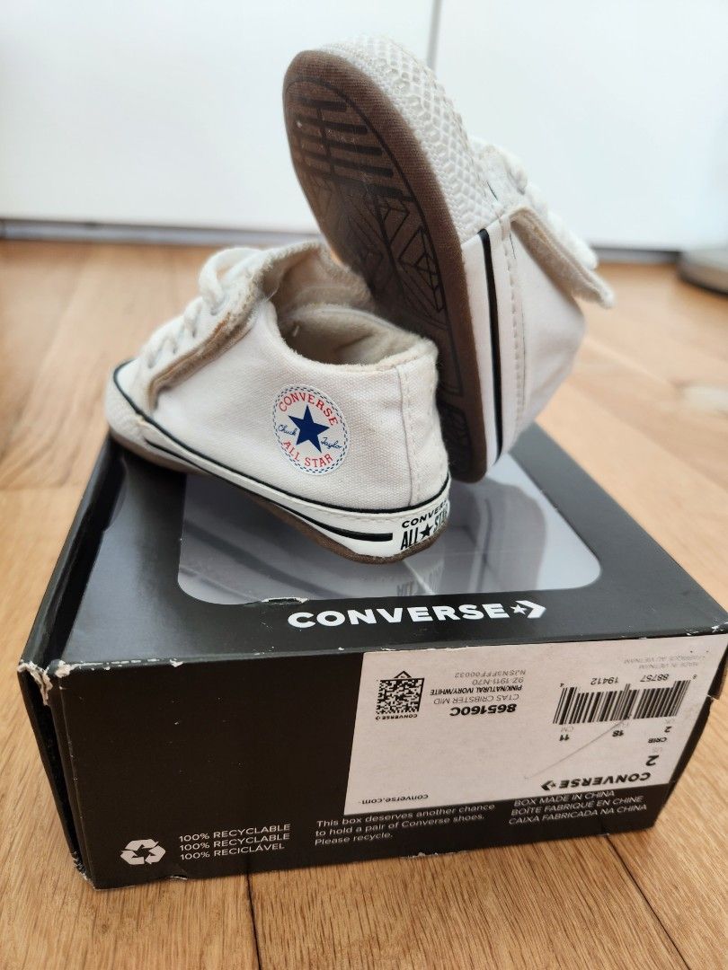 White outlet newborn converse