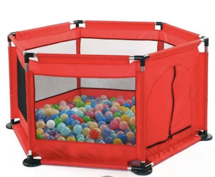 Baby Playpen (red), Babies & Kids, Infant Playtime on Carousell