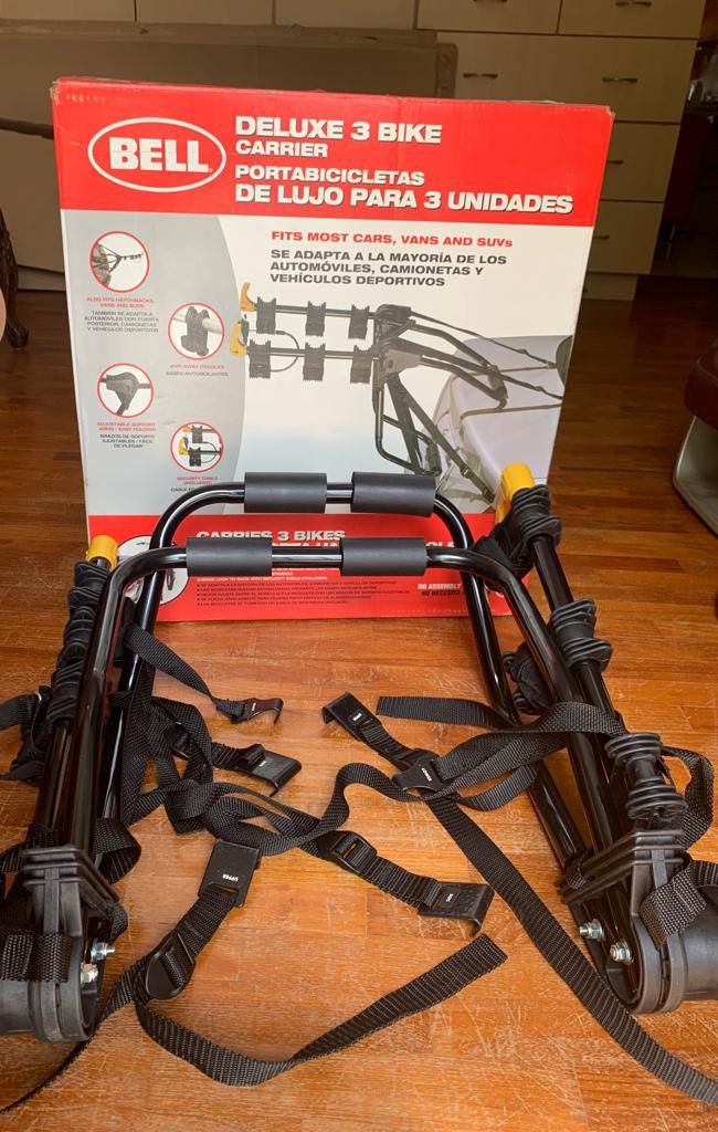 Bell deluxe hotsell 3 bike carrier
