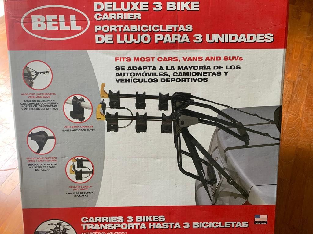 Bell deluxe hotsell 3 bike carrier