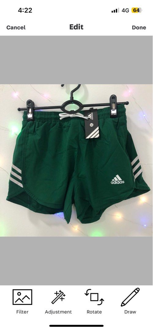 Adidas women's sales plus size shorts