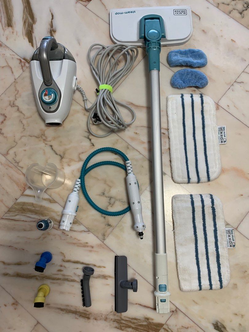 Steamer Mop 6 in 1 (Black & Decker Gen 3 steam mop), TV & Home