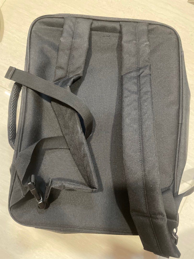black backpack laptop bag Muji, Men's Fashion, Bags, Backpacks on Carousell
