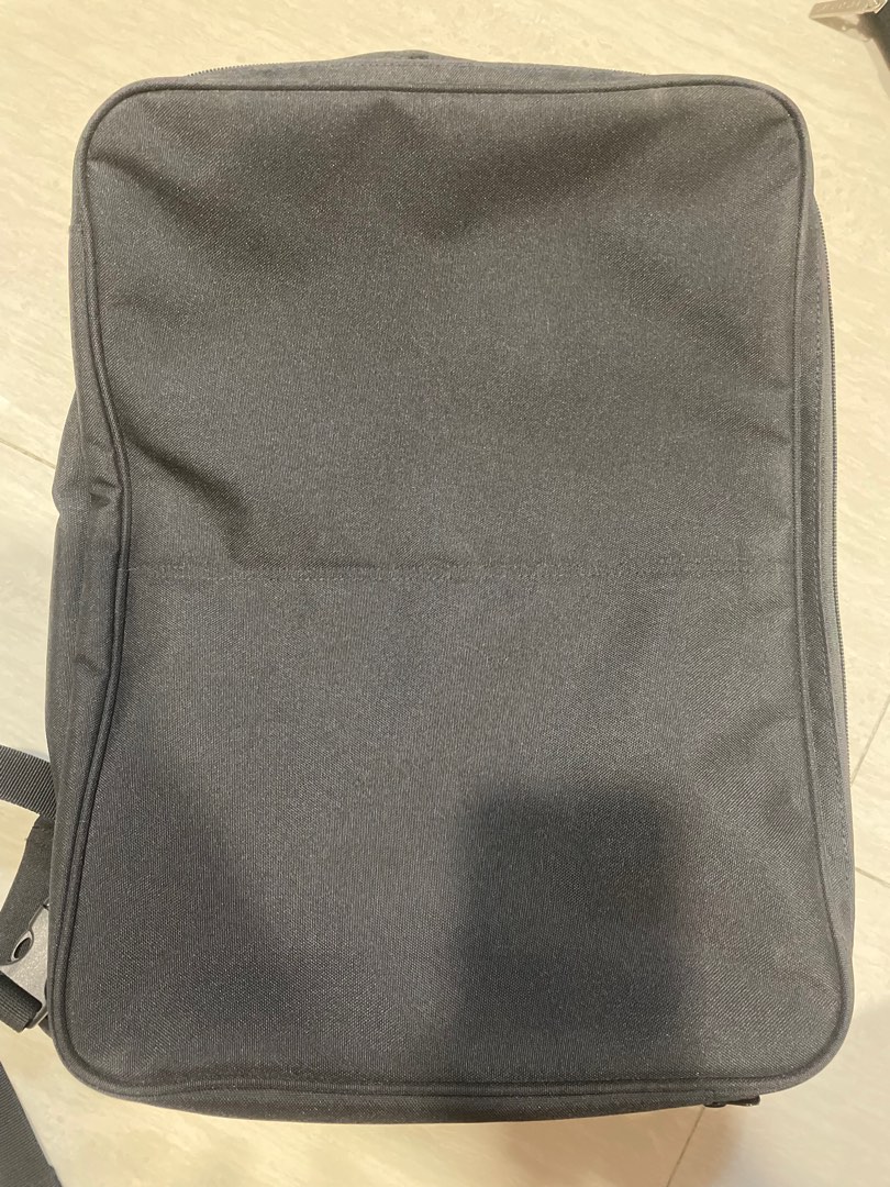 black backpack laptop bag Muji, Men's Fashion, Bags, Backpacks on Carousell