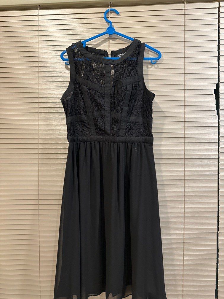 Warehouse black lace dress clearance