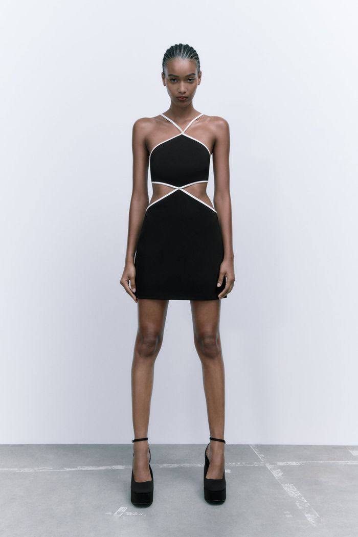 halter cut out dress zara BNWT Cut-Out Dress, Women's Fashion, Dresses & Sets, Dresses on Carousell Color:River terracotta dress OPHELIA DRESS - L Maxi dress Gathered and draped detail