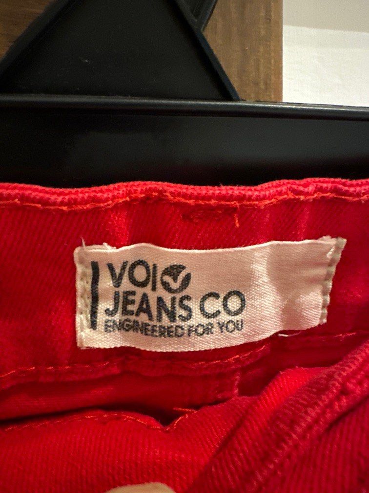 Voi jeans hot sale red denim skirt