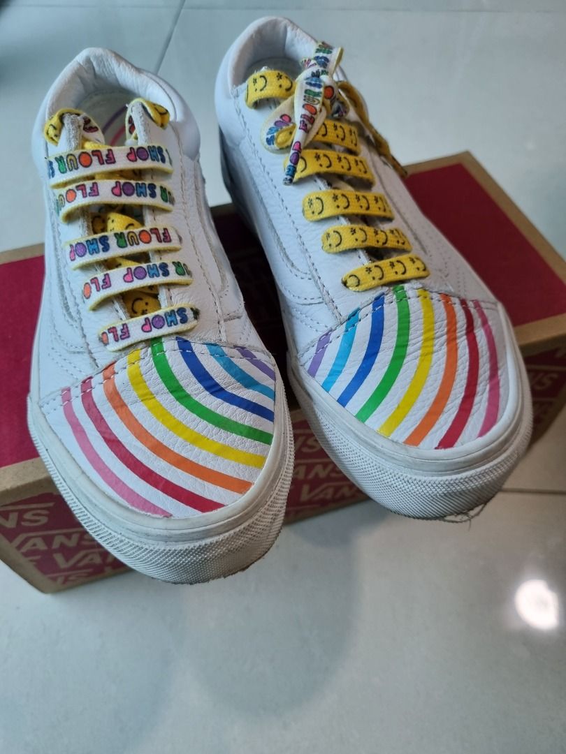 Rainbow vans for boys deals