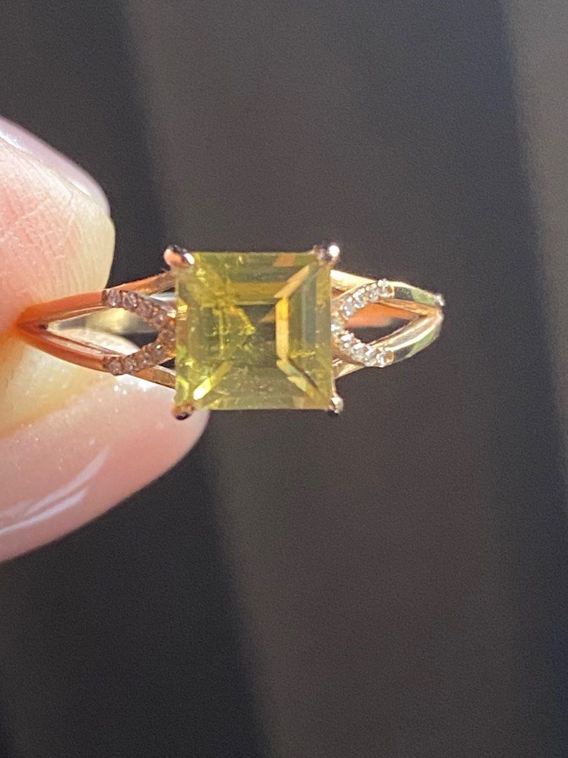 Canary yellow sales tourmaline