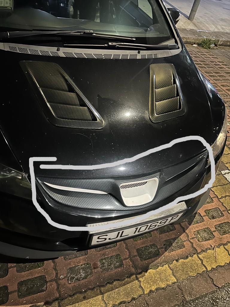Carbon fiber grill, Car Accessories, Accessories on Carousell