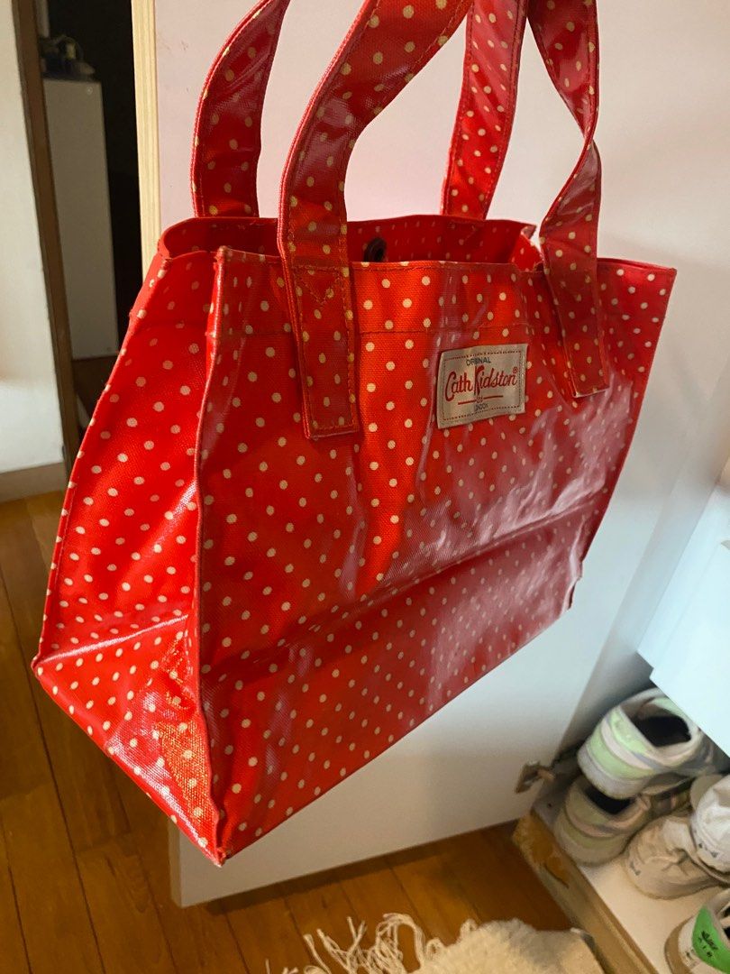 Cath Kidston bag polka dot red