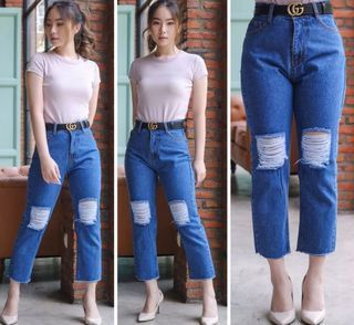 Celana Jeans Ripped